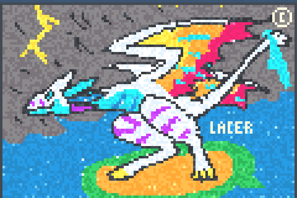 Raflo surfing Pixel Art