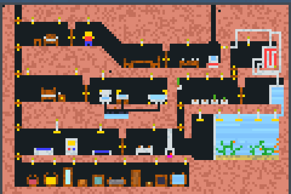 underhouse Pixel Art