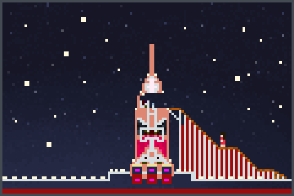 flyingRocketFix Pixel Art