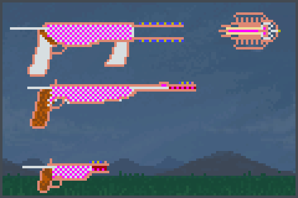 N E W weapons!! Pixel Art