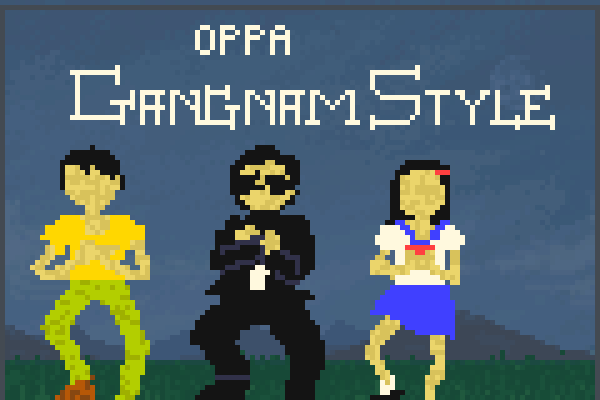 Gangnam Style! Pixel Art