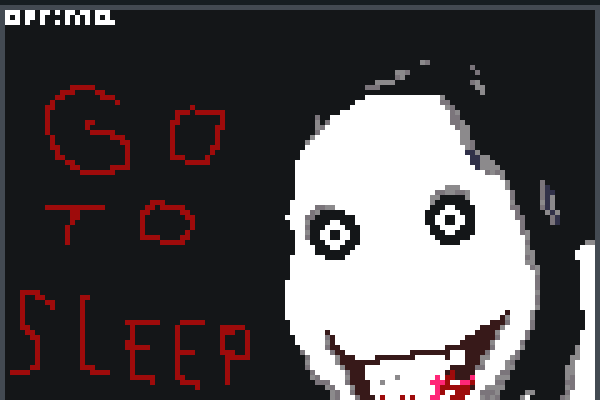 GO TO SLEEP! Pixel Art