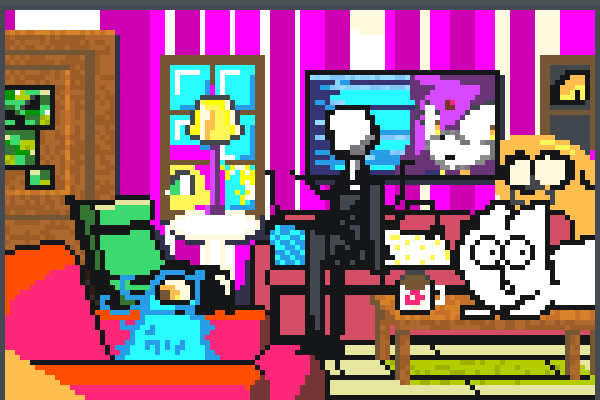 crazy home! Pixel Art