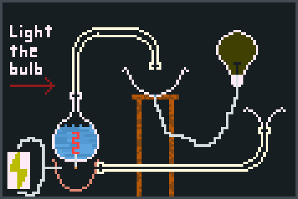 Fix the Bulb Pixel Art