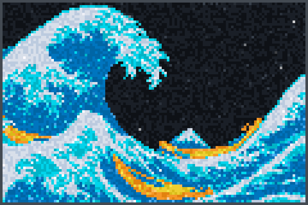 gem tsunami 000 Pixel Art