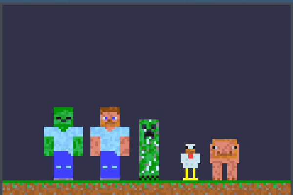 Minecraft Thing Pixel Art