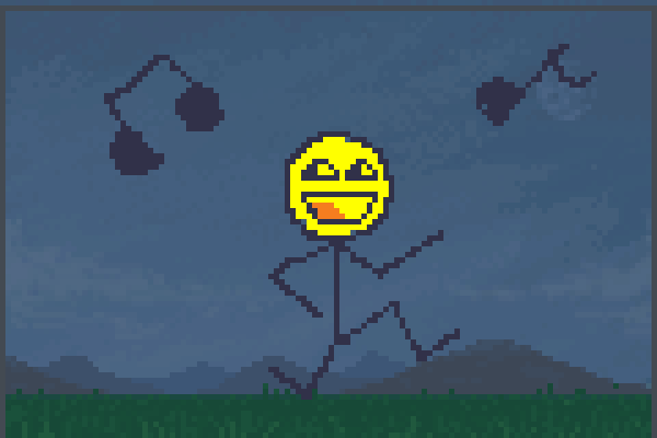 Epic smile face Pixel Art