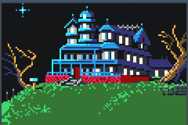 Maniac Mansion Pixel Art