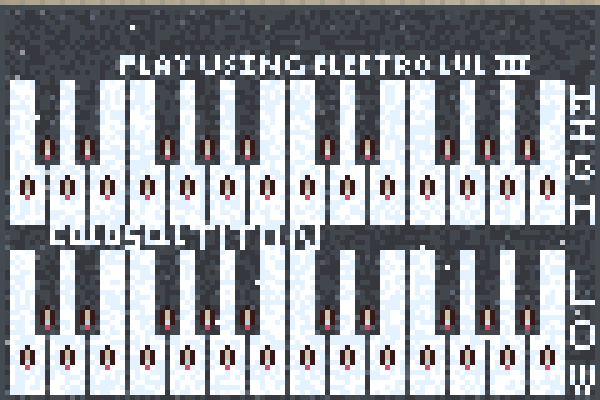 Colosal Piano<> Pixel Art