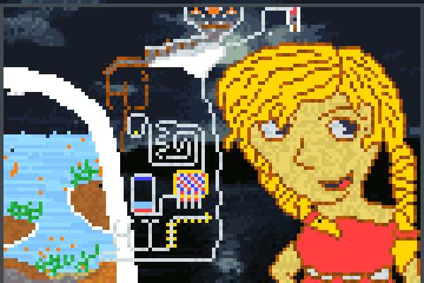 Little Girl=p Pixel Art