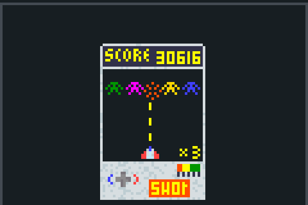 space invader! Pixel Art