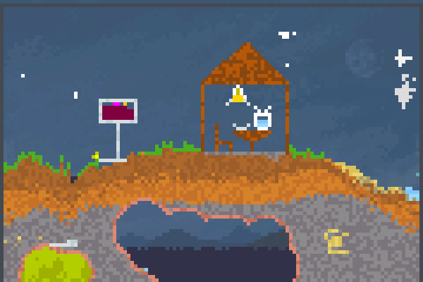 Peaceful World Pixel Art