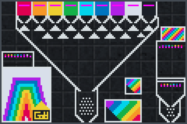 Fun Rainbows (= Pixel Art