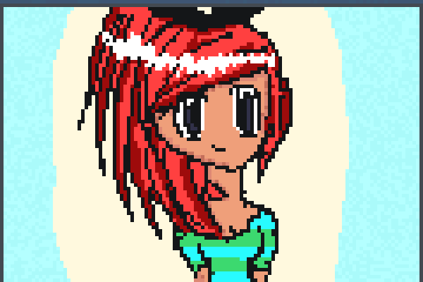 ponytail chick Pixel Art