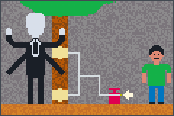 Destroy Slender Pixel Art