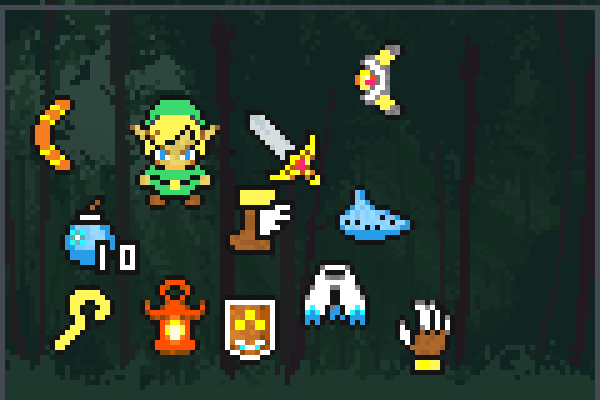 Zelda Tribute Pixel Art