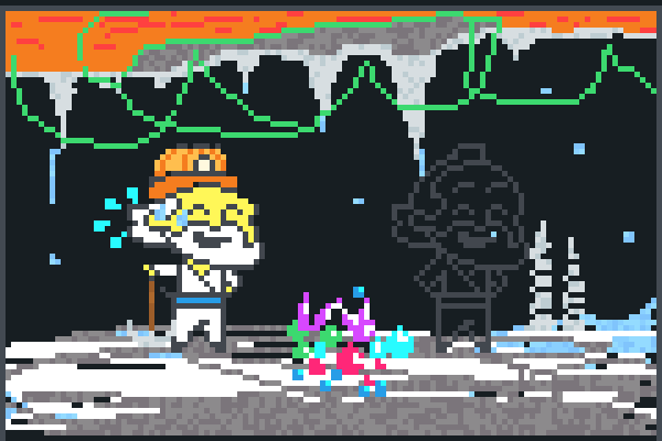  miner work Pixel Art