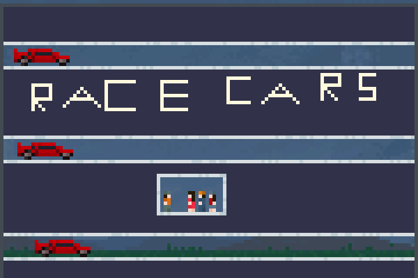 racing cars Pixel Art