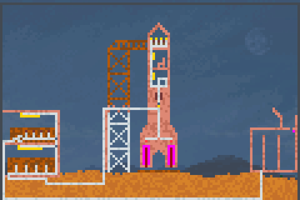 labrats rocket Pixel Art