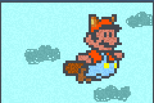 big mario Pixel Art