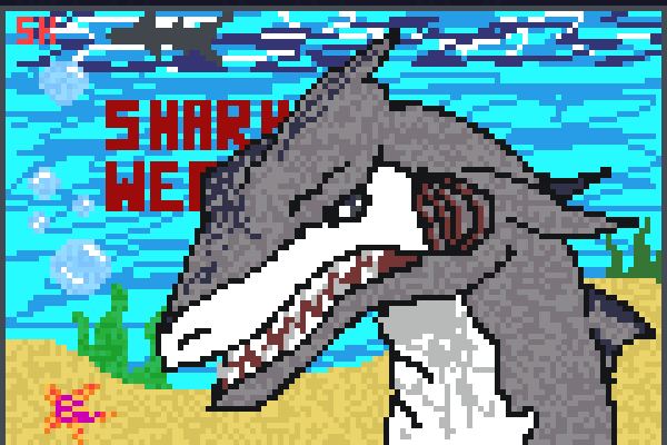 SharkWeekDrag=D Pixel Art