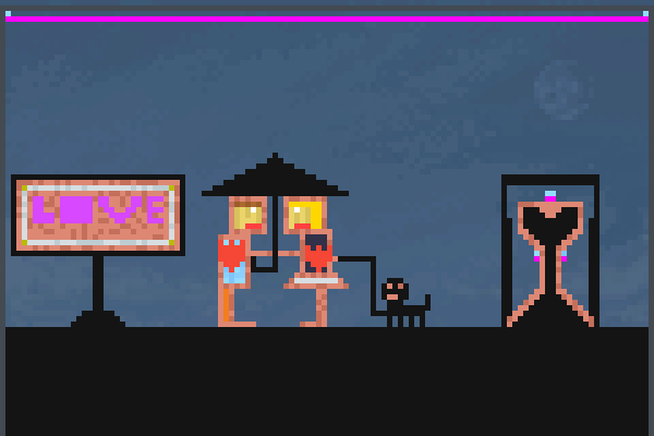 Love In The Air Pixel Art