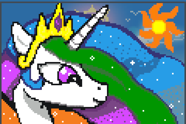 1TMM Celestia Pixel Art