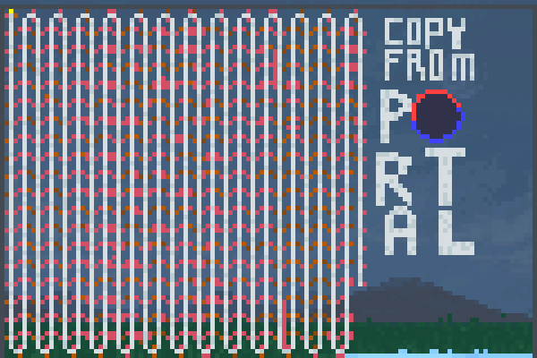 portal portal 1 Pixel Art