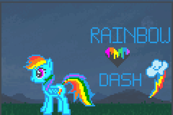 Rainbowdashmlp! Pixel Art