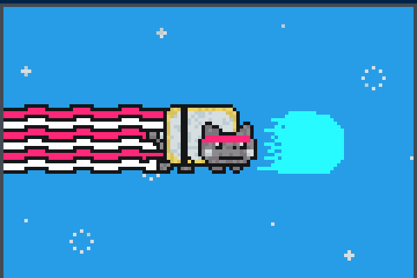 Super Nyan Ken Pixel Art