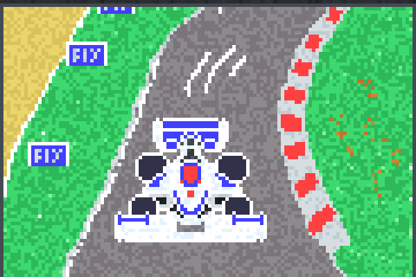 Formula 1 race! Pixel Art