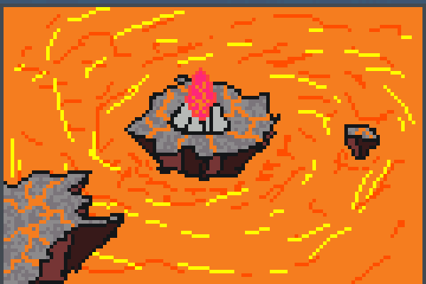 Stone of fire Pixel Art