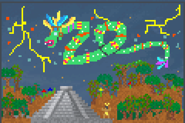 Kukulkaan Pixel Art