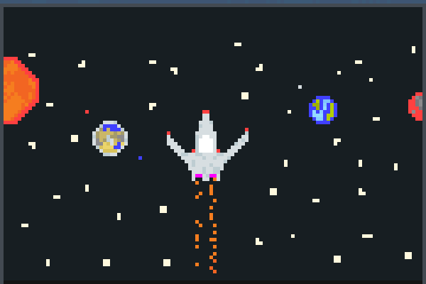 Spaceship Pixel Art