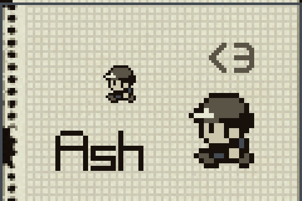 Ach Ketchum <3 Pixel Art