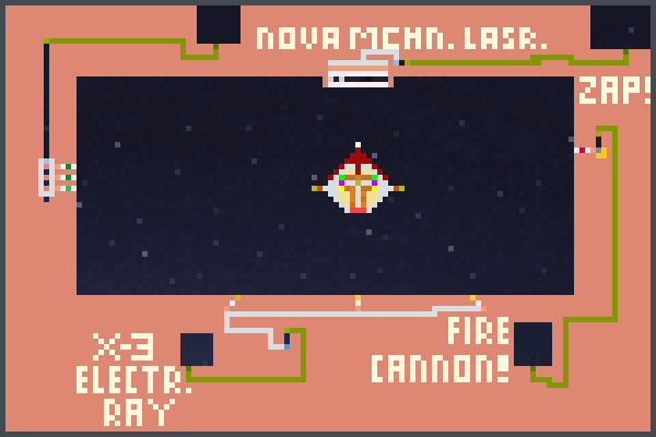 Space Shooter Pixel Art