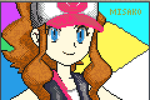 Rosa.Pokemon Pixel Art