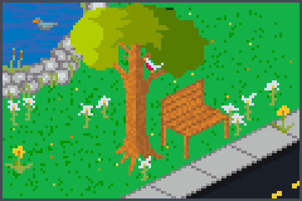 Park .pixel Art Pixel Art