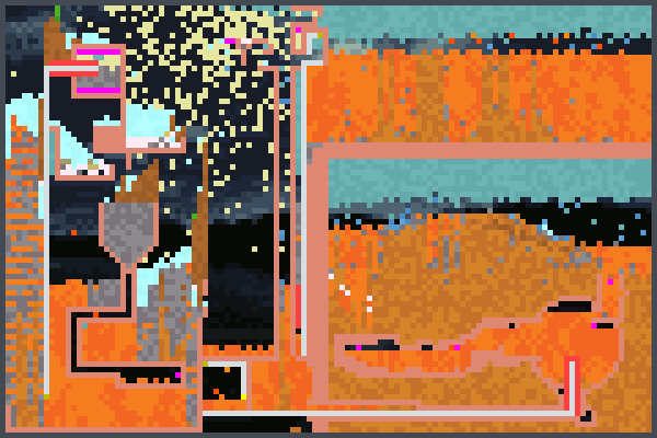 desrored world Pixel Art