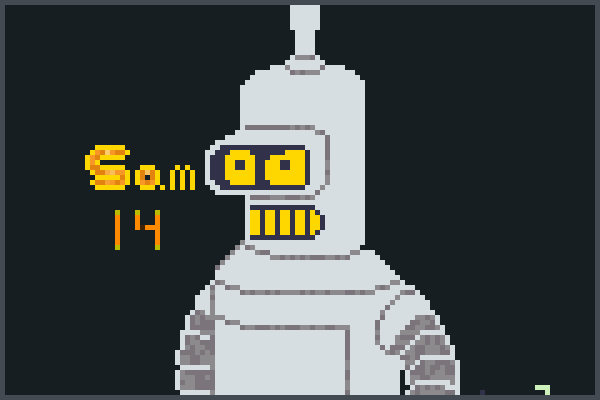 Futurma Bender. Pixel Art