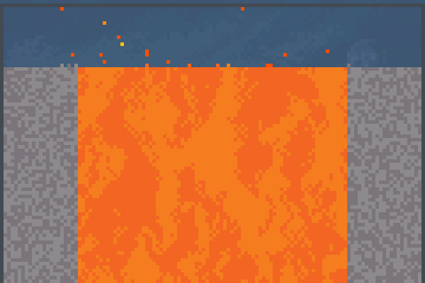 Equlizd Volcano Pixel Art