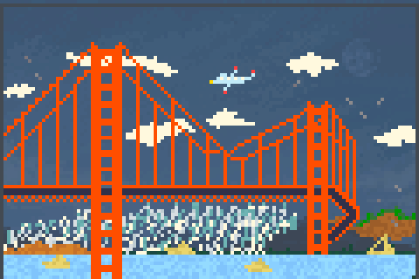 San Francisco  Pixel Art