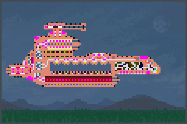 Spacecraft A983 Pixel Art