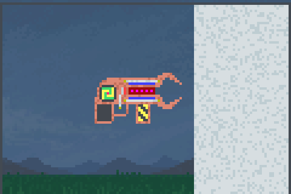 super gun! Pixel Art