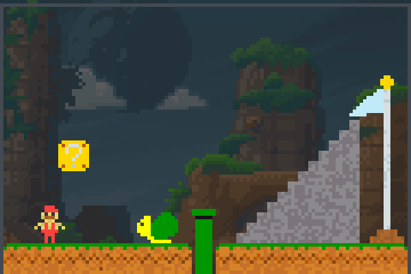 Mario Bros Pixel Art