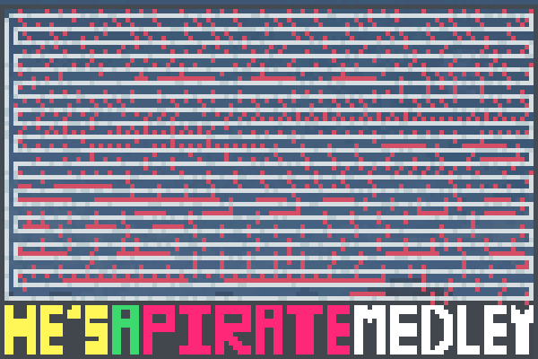 Pirate Medley Pixel Art