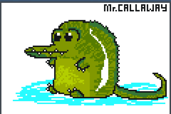 callagator Pixel Art