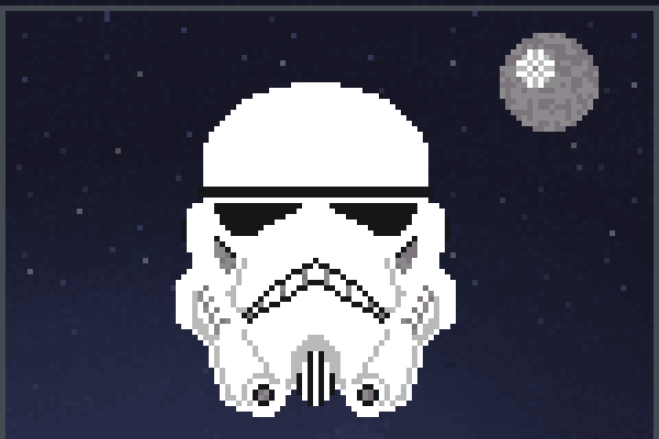 Stormtrooper SW Pixel Art