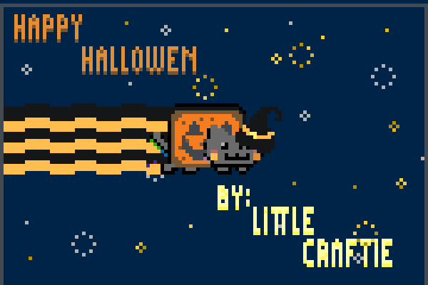 happy=haloween Pixel Art