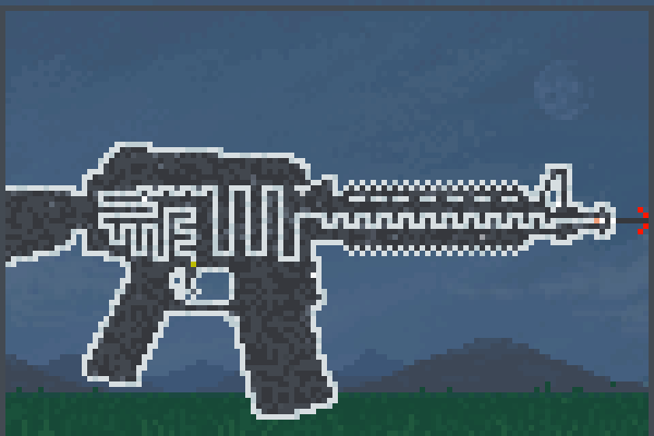 New Ak47gUn Pixel Art